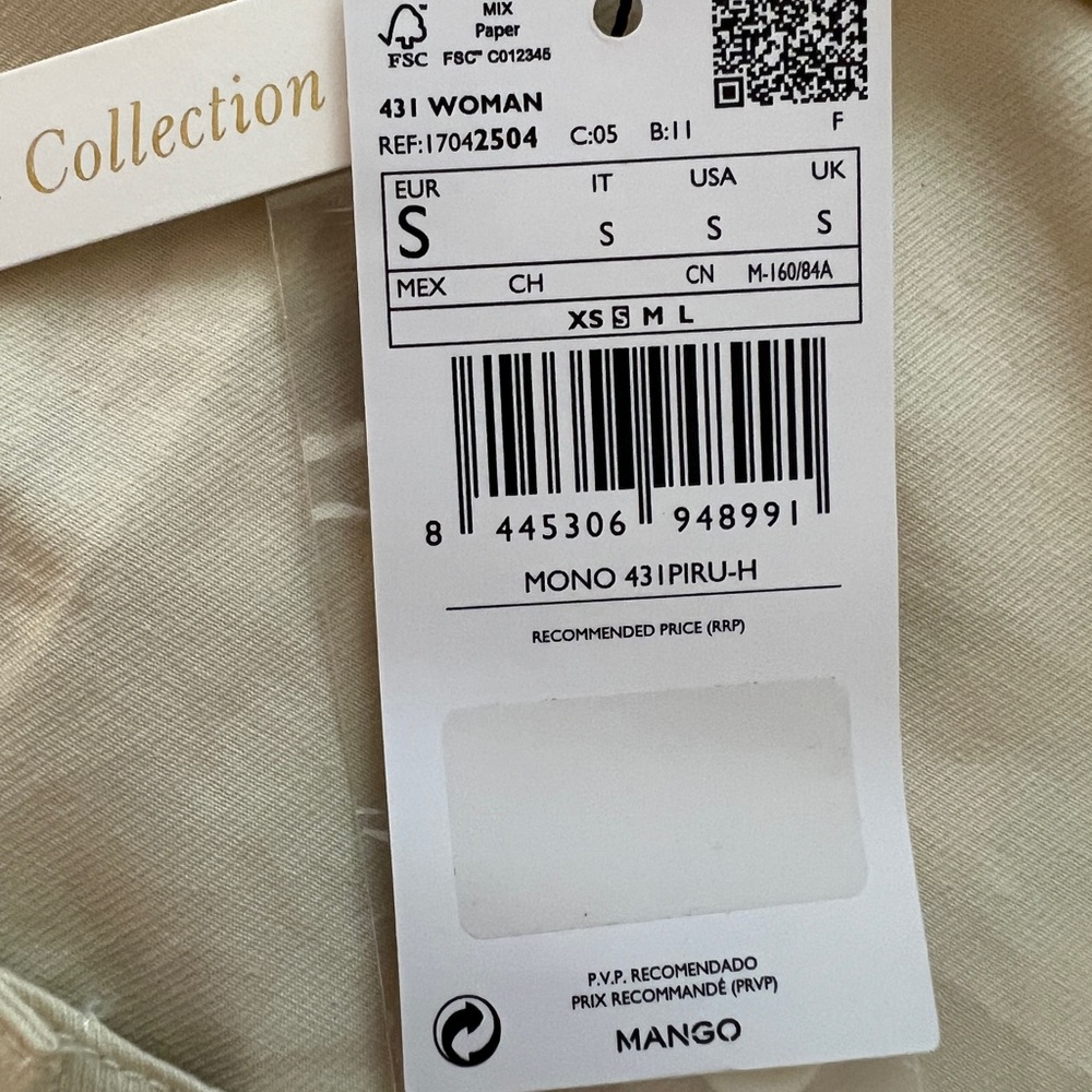 🌼 Mango Butter Yellow Jumpsuit – NWT 🌼‎ - Picture 5 of 7